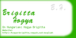 brigitta hogya business card